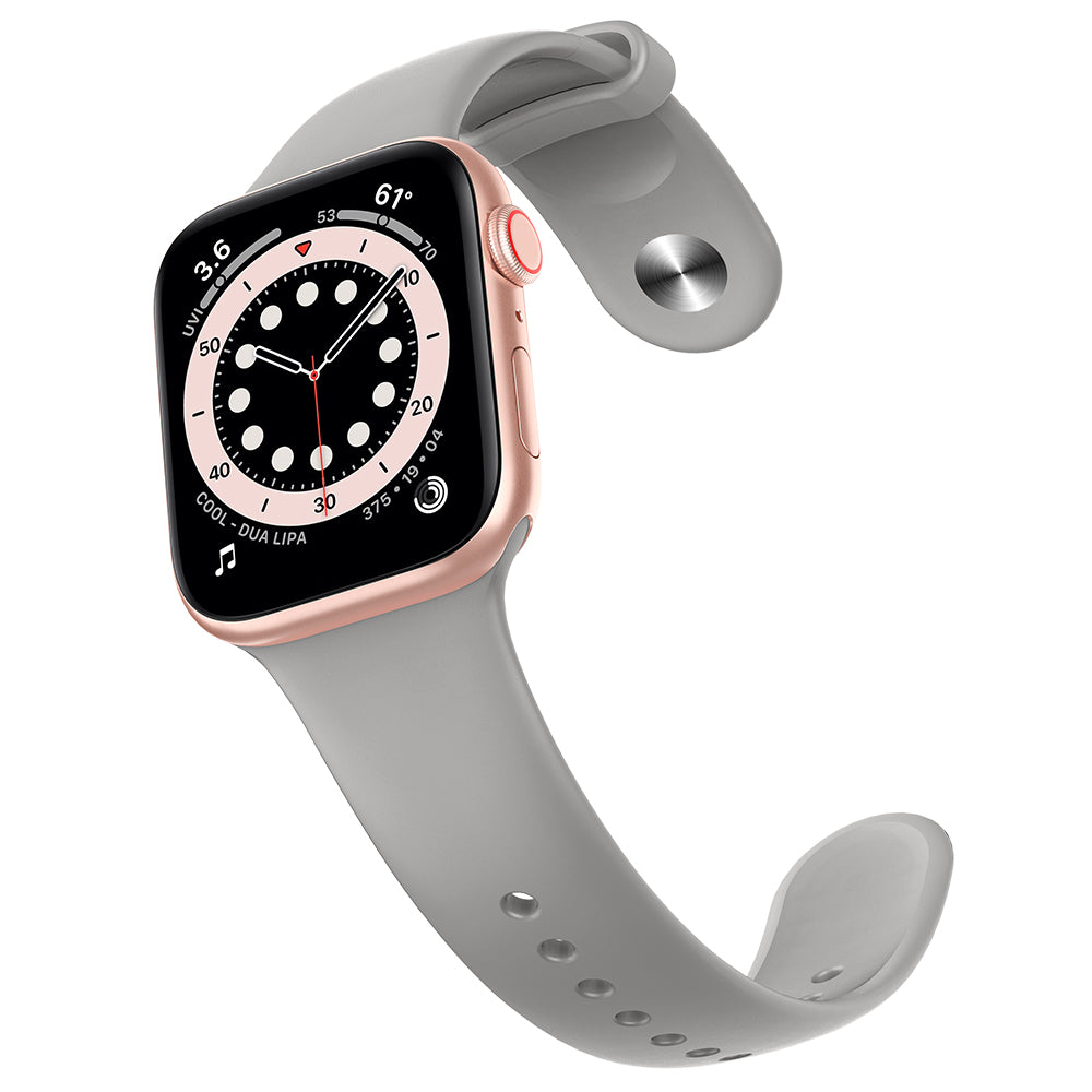Plain Silicone Watch Band Strap Replacement for Apple Watch Series 9 8 7 41mm 6 SE (2023) SE(2022) SE 5 4 40mm 3 2 1 38mm Plain Silicone Watch Band Strap Replacement for Apple Watch Series 9 8 7 41mm 6 SE (2023) SE(2022) SE 5 4 40mm 3 2 1 38mm